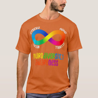 ADHD Autism Dyslexia Tour - medvetenhet om neurodi T Shirt
