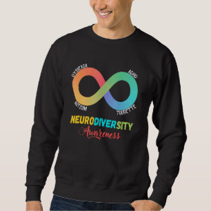 Adhd Autism Dyslexia Tourette Neurodiversity Medve Lång Ärmad Tröja