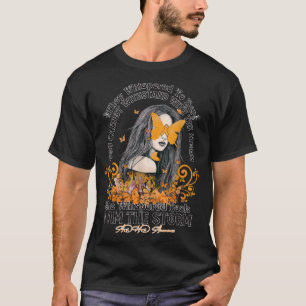 ADHD Awareness är stormen tjej Butterfly-bandet T Shirt