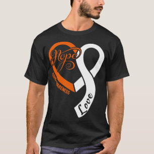 ADHD Awareness Hökar Kärlek Heart Ribbon Lycklig V T Shirt