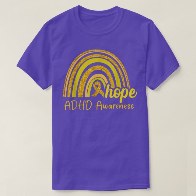 ADHD Awareness Hope Rainbow T Shirt (Design framsida)