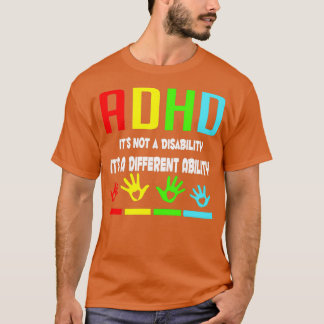 ADHD Awareness Itx27s Inte en Disability Itx27s A  T Shirt