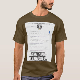 ADHD Awareness Merch T Shirt