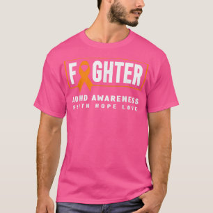 ADHD Awareness Shirt - Orange Ribbon, ADHD Awarene T
