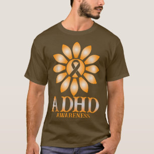 ADHD Awareness Solros Ribbon för manar kvinnor T Shirt