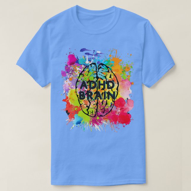 ADHD Brain 3 T Shirt (Design framsida)
