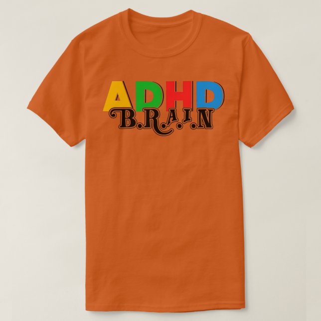 ADHD Brain ADHD Awareness 5 T Shirt (Design framsida)