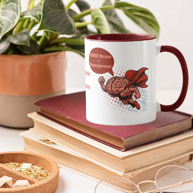 ADHD Brain Superpower Mugg (Skapare uppladdad)