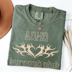 ADHD Burnout-Klubb AuDHD överstimulerad Mamma T Shirt