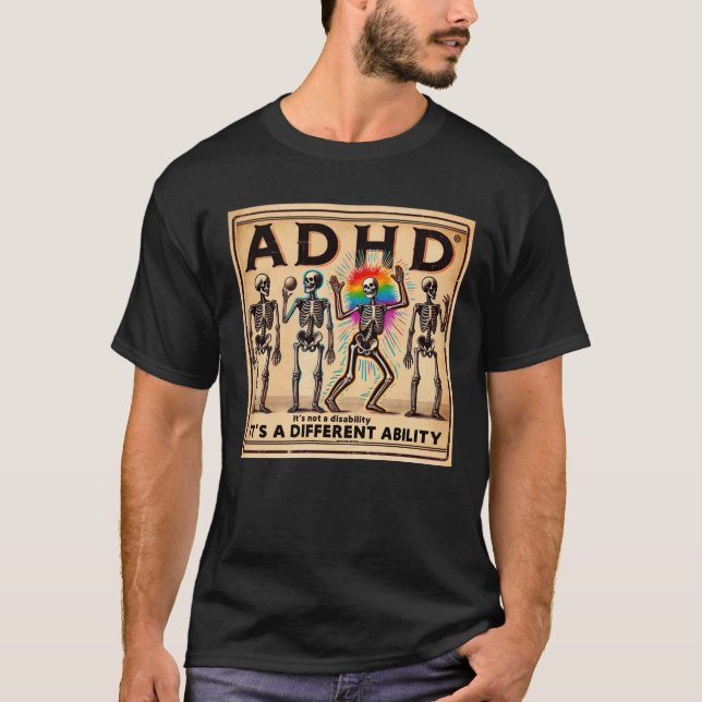 adhd burnout-klubb t shirt (Framsida)