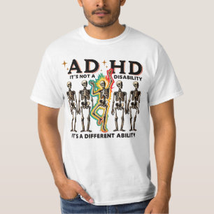 adhd burnout-klubb t shirt