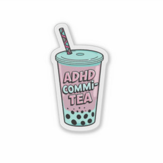 ADHD Commi-tea dekal