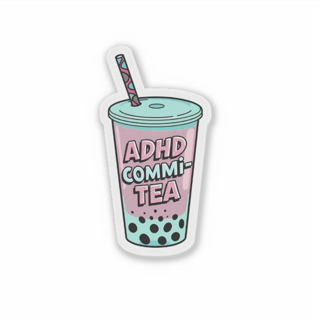 ADHD Commi-tea dekal (Framsida)
