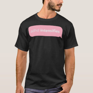 ADHD Design ADHD-upplösning ökar vid Rosa T Shirt