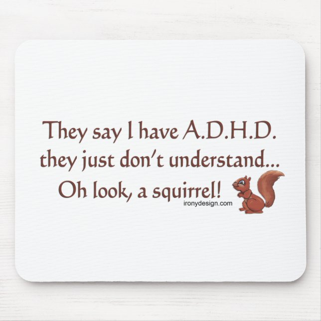 ADHD-ekorrehumor Musmatta (Framsidan)