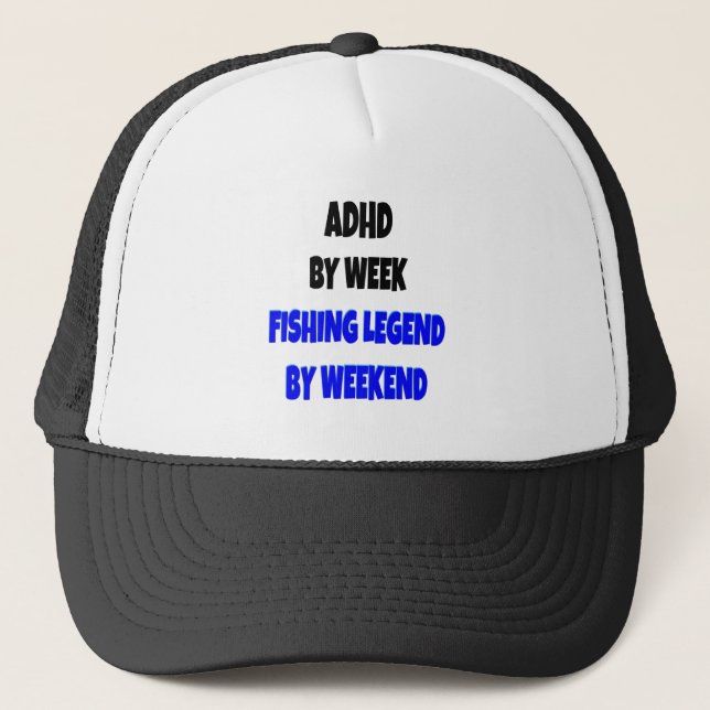 ADHD Fishing Legend Truckerkeps (Framsida)