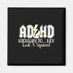 Adhd Highway till Hej, se lustigt Älskare Pet Magnet