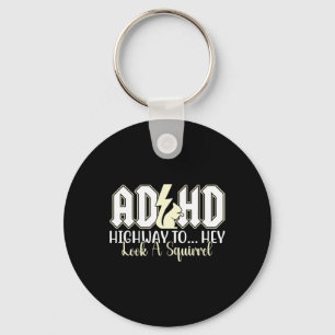 Adhd Highway till Hej, se lustigt Älskare Pet Nyckelring