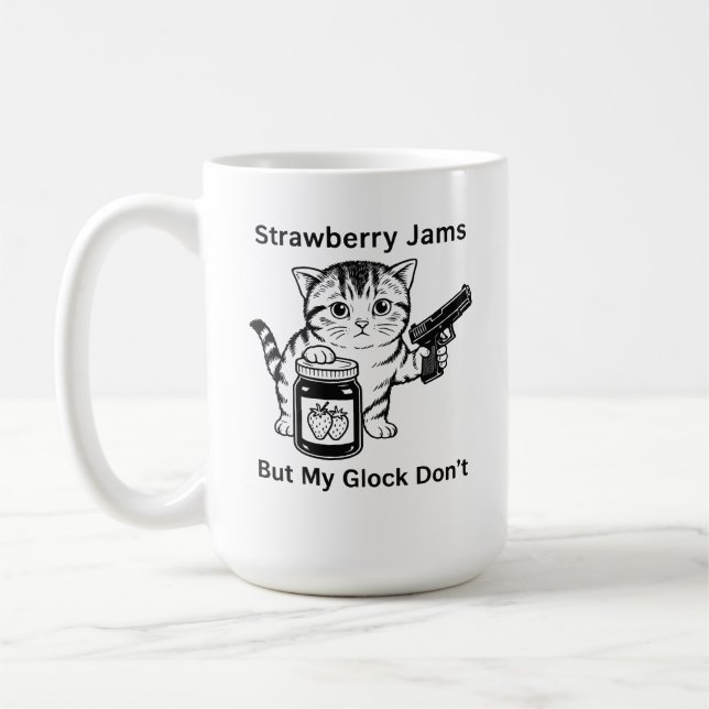 ADHD Humor Meme – Kan du upprepa den delen Kaffemugg (Vänster)