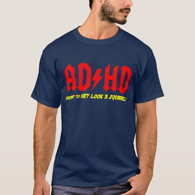 ADHD-huvudvägHEY LOOK EN EKORRE! Tröja (Framsida)