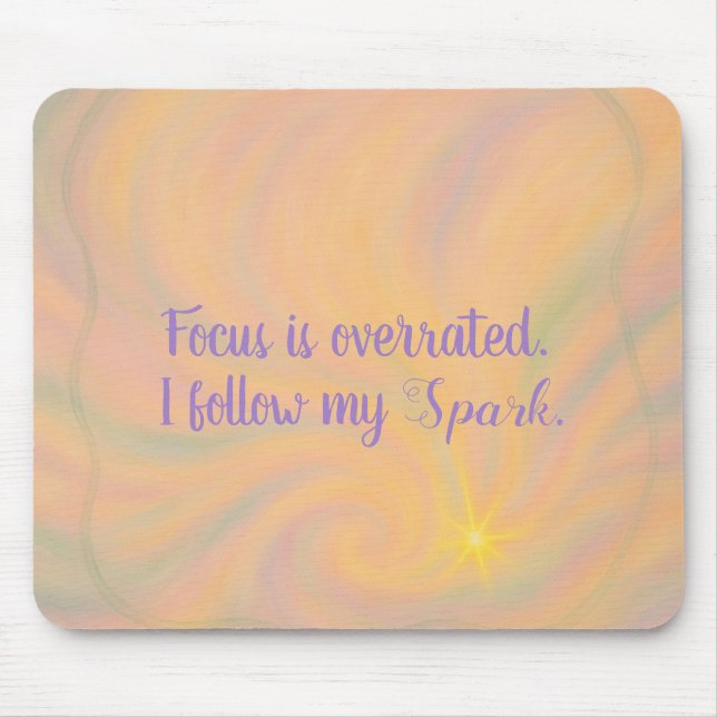 ADHD I följer min Spark Mouse Pad Musmatta (Framsidan)