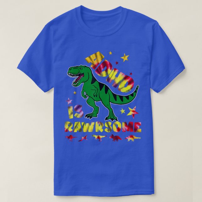 ADHD Is Awesome Boys Girls ADHD Awareness Dinosaur T Shirt (Design framsida)