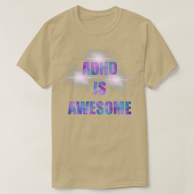 ADHD IS FANTASTISK ILLUMINATERAD T SHIRT (Design framsida)