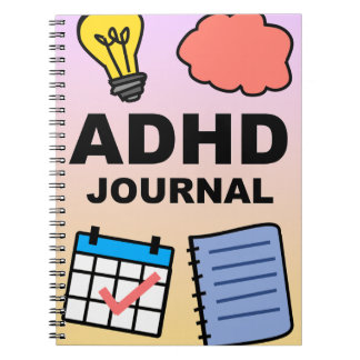 ADHD Journal - Fokus, spår och reflektion Anteckningsbok