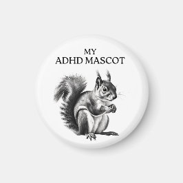 ADHD mascot magnet