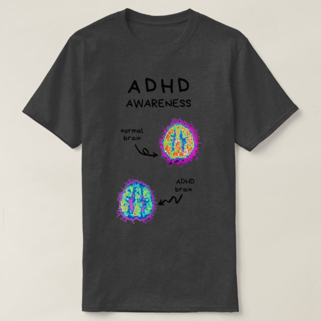 ADHD-medvetenhet 13 T Shirt (Design framsida)