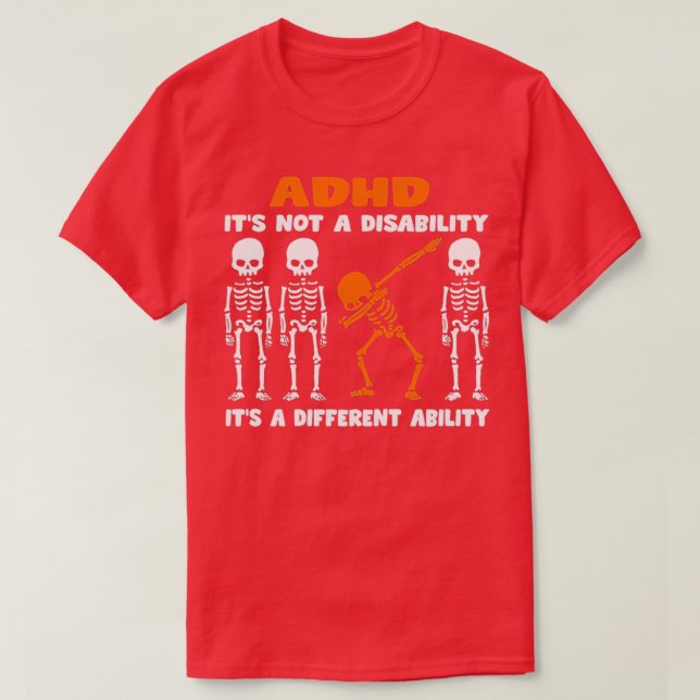Adhd-medvetenhet 21 t shirt (Design framsida)