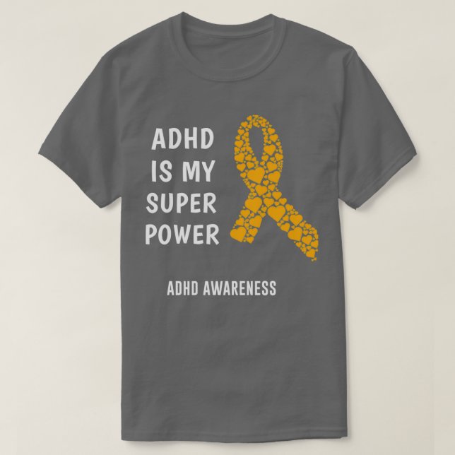Adhd-medvetenhet 38 t shirt (Design framsida)