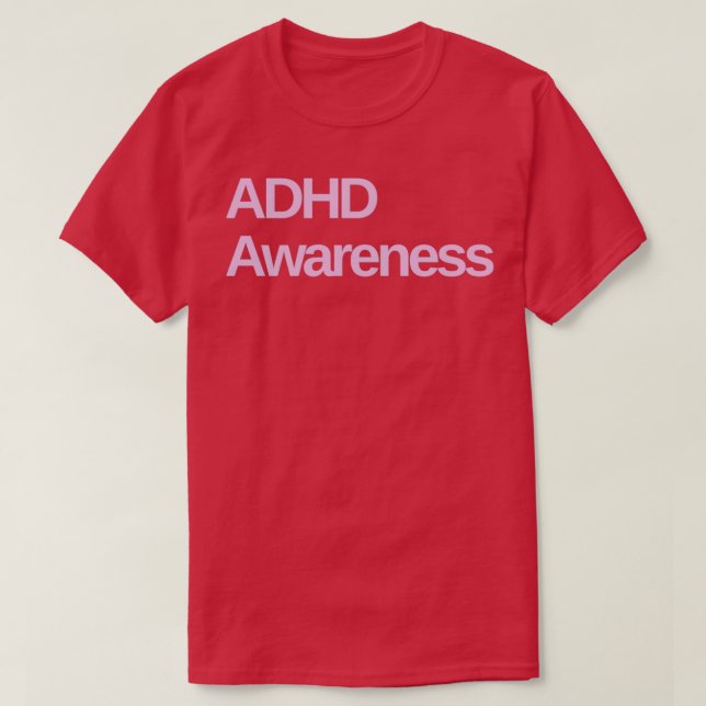 ADHD-medvetenhet 8 T Shirt (Design framsida)