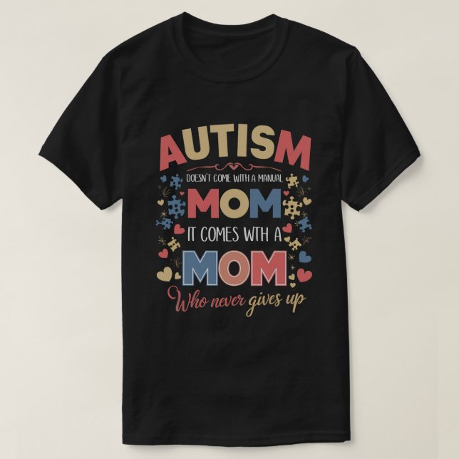 ADHD-medvetenhet Dyslexia Autism är inte Kom med e T Shirt (Design framsida)