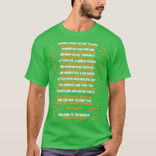 ADHD-medvetenhet Neurodiversity Neurological T Shirt
