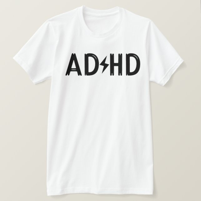 ADHD Mental Health Awareness T Shirt (Design framsida)