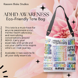 ADHD Mental Health Awareness Tote Bag Axelväska