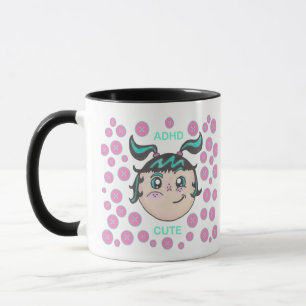 ADHD-mugg med "ADHD Söt" design Mugg