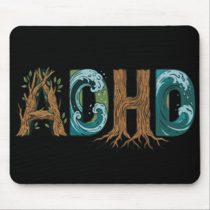 ADHD Natur Element Typsnittsdesign Musmatta