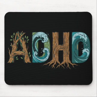 ADHD Natur Element Typsnittsdesign Musmatta