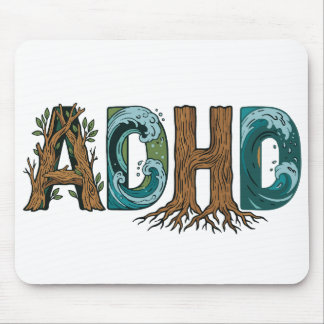 ADHD Natur Element Typsnittsdesign Musmatta