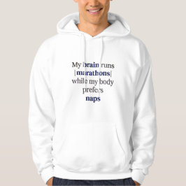 ADHD  Neurodivergent Humor | Hjärnan springer mara Hoodie