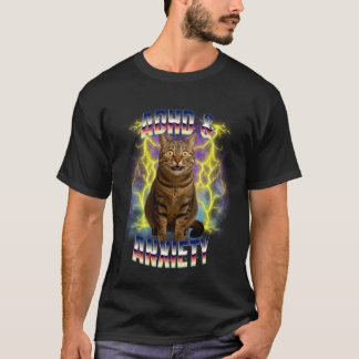 ADHD och ångest Neurodiversitet Roligt Dumt Meme C T Shirt