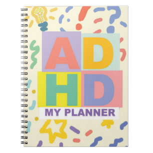 ADHD Planner - bärbar dator Anteckningsbok