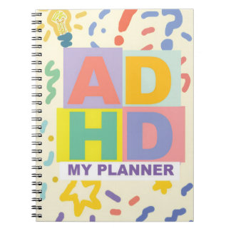 ADHD Planner - bärbar dator Anteckningsbok