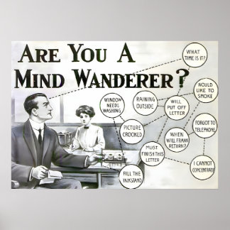 ADHD-reklam Poster | VINTAGE ANNONS |