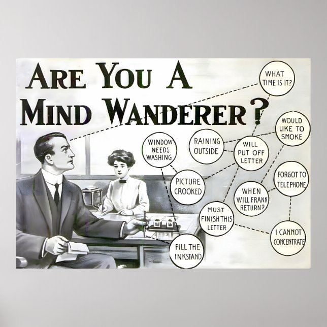 ADHD-reklam Poster | VINTAGE ANNONS | (Framsidan)