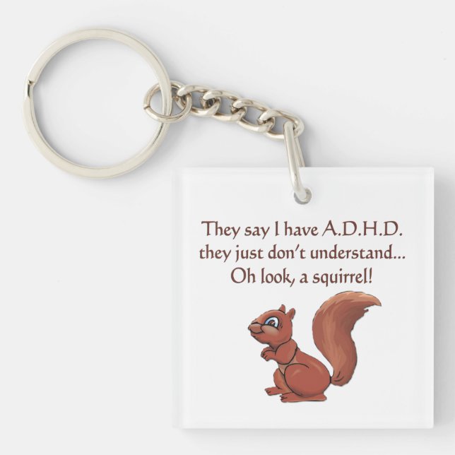 ADHD Squirrel Humor (Framsidan)