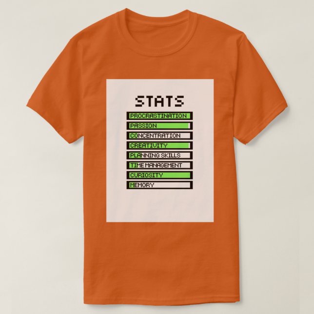 ADHD Stats 2 T Shirt (Design framsida)