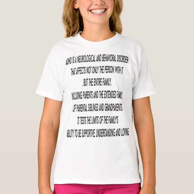 ADHD-STORIER T SHIRT (Framsida)